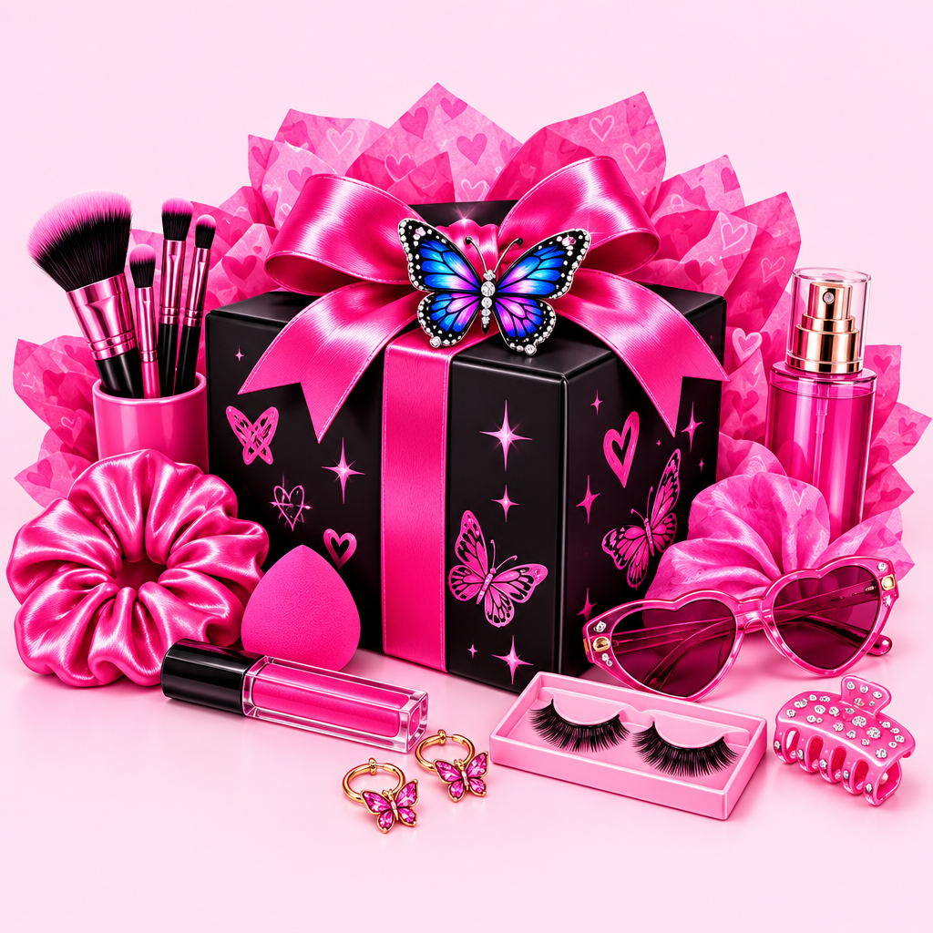 Illustrative Baddie Mystery Box concept, temporary sample image, actual contents to be confirmed