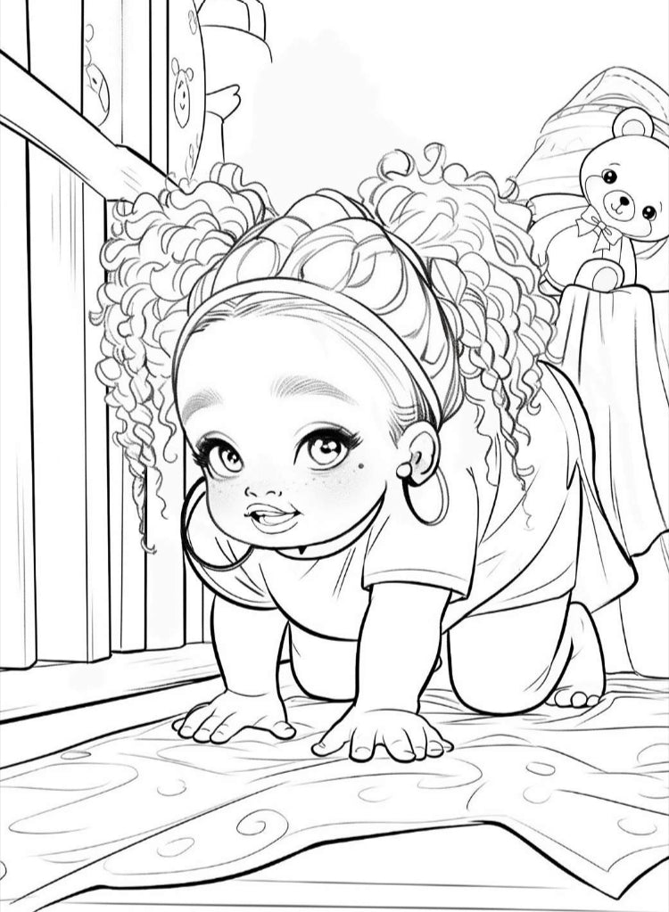 Cutie Pie Babies Coloring Book