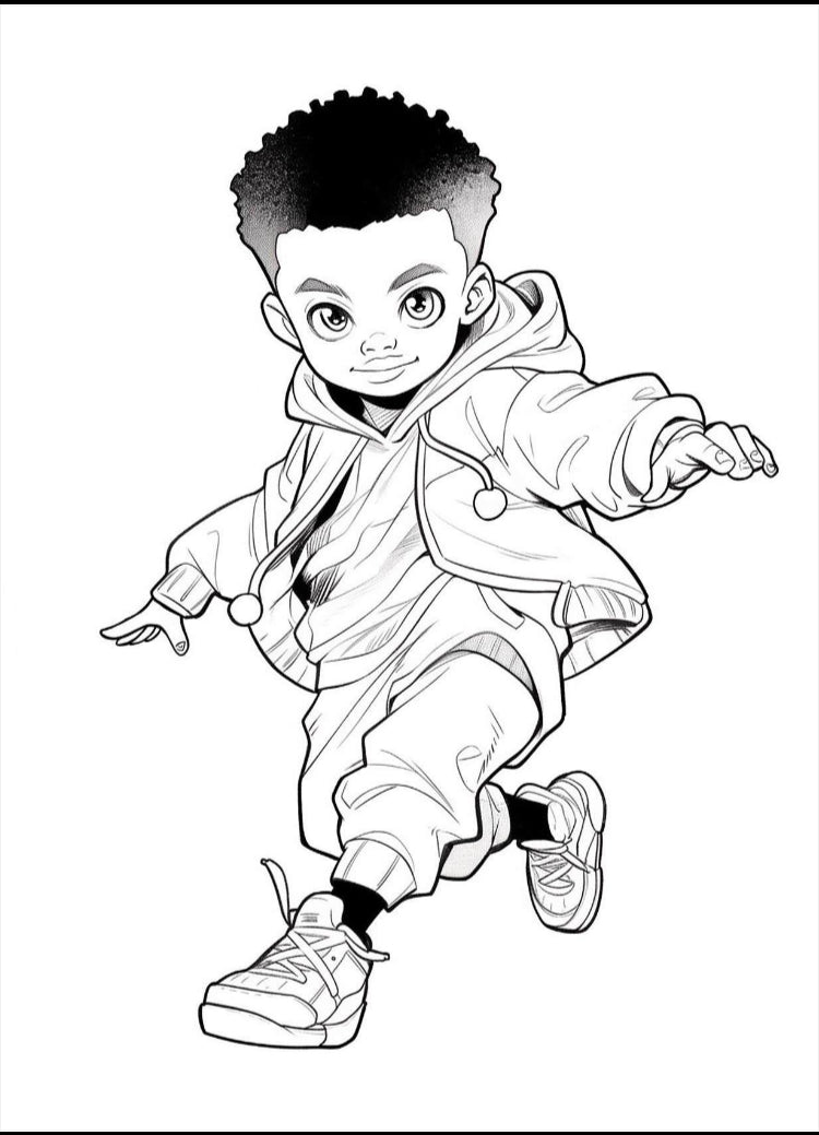 Cool Kids Coloring Book
