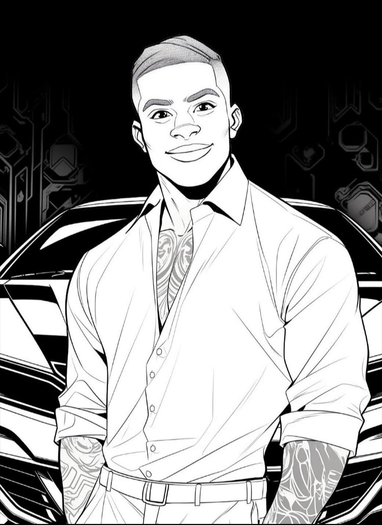 Black King ColoringBook